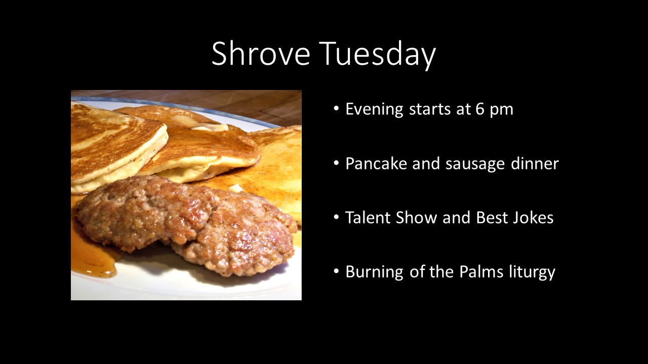 Shrove Tuesday